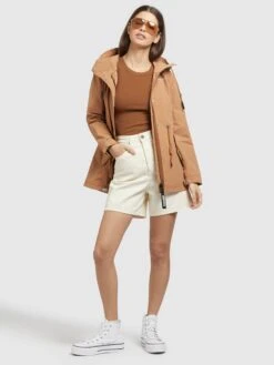 Khujo Tussenjassen Tussenjas CAIMA Dames Beige -Khujo 01f5efb51634543f0f8570c760c3ec08