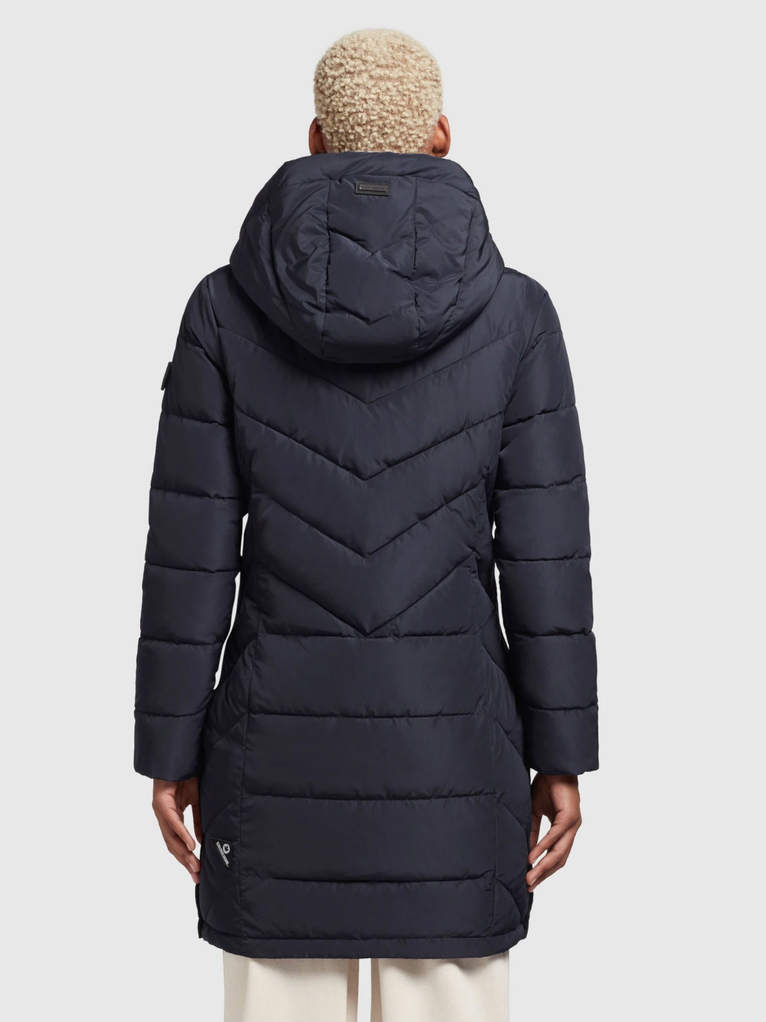 Khujo Korte Mantels Wintermantel Cups Dames Marine 6 Khujo Korte Mantels Wintermantel Cups Dames Marine - Afbeelding 4