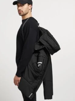 Khujo Winterjassen Winterjas Toto Heren Zwart -Khujo 06f9641a6e4973e7abaf5707b0895f53