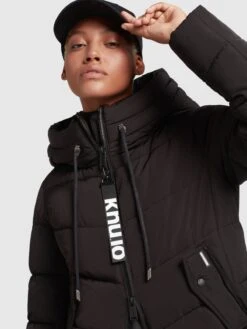 Khujo Wintermantels Wintermantel Ayleena Dames Zwart -Khujo 072763d35f172bb6977da25ae6d944b3