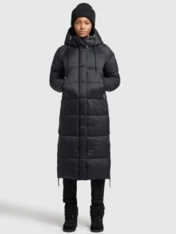 Khujo Wintermantels Wintermantel LAMERA Dames Zwart -Khujo 09b7455fe81d7252728d4b5113e9ae93