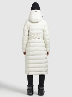 Khujo Wintermantels Wintermantel OLALLA MATT Dames Wolwit -Khujo 0a041f4f1a325de8fd094b2dbdc09124