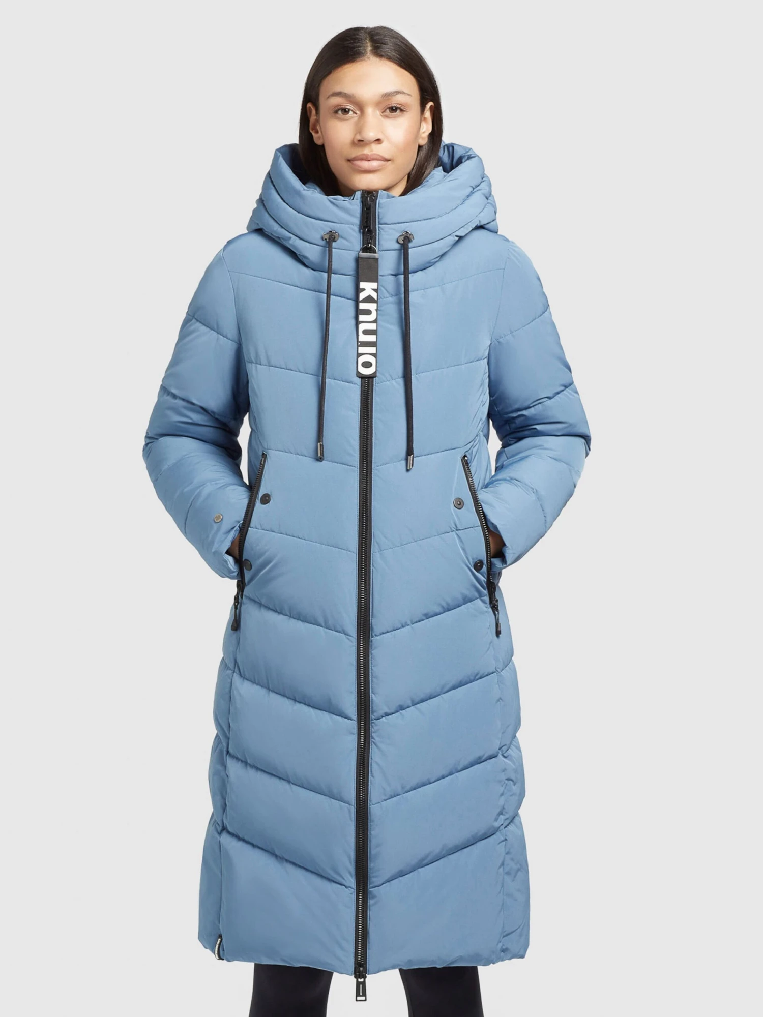 Khujo Wintermantels Wintermantel Ayleena Dames Lichtblauw 3 Khujo Wintermantels Wintermantel Ayleena Dames Lichtblauw - Afbeelding 2