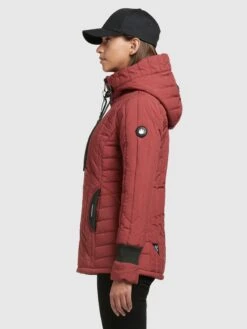 Khujo Winterjassen Winterjas Tweety Dames Roestrood -Khujo 1091d7ce2d2e96f6258ecff2047bc7cf