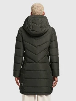 Khujo Korte Mantels Wintermantel Cups Dames Donkergroen -Khujo 12055a8d72167813f1097f556c6fc111