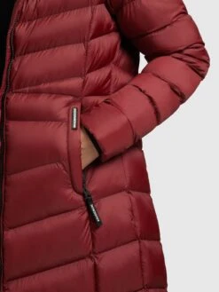 Khujo Winterjassen Winterjas Ingram Shine Dames Donkerrood -Khujo 139b8166c040504fbba3e68aa95379de