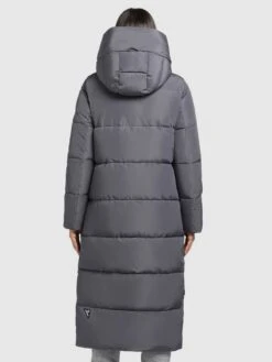 Khujo Wintermantels Wintermantel Soulani Dames Stone Grey -Khujo 14bc2eb2c48e8b2241053d6cee7ea134