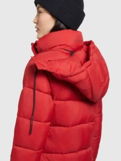 Khujo Wintermantels Wintermantel Julina Dames Rood -Khujo 15928f5223c8720733a529055d4fdd8f