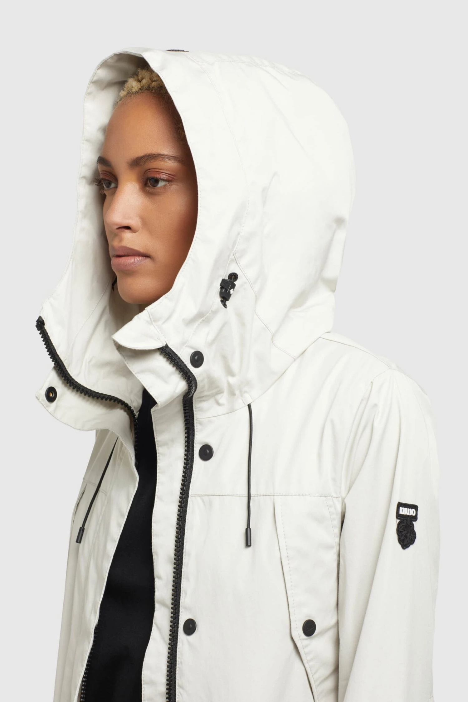 Khujo Tussenmantels Tussenmantel AIRA Dames Lichtgrijs 9 Khujo Tussenmantels Tussenmantel AIRA Dames Lichtgrijs - Afbeelding 7