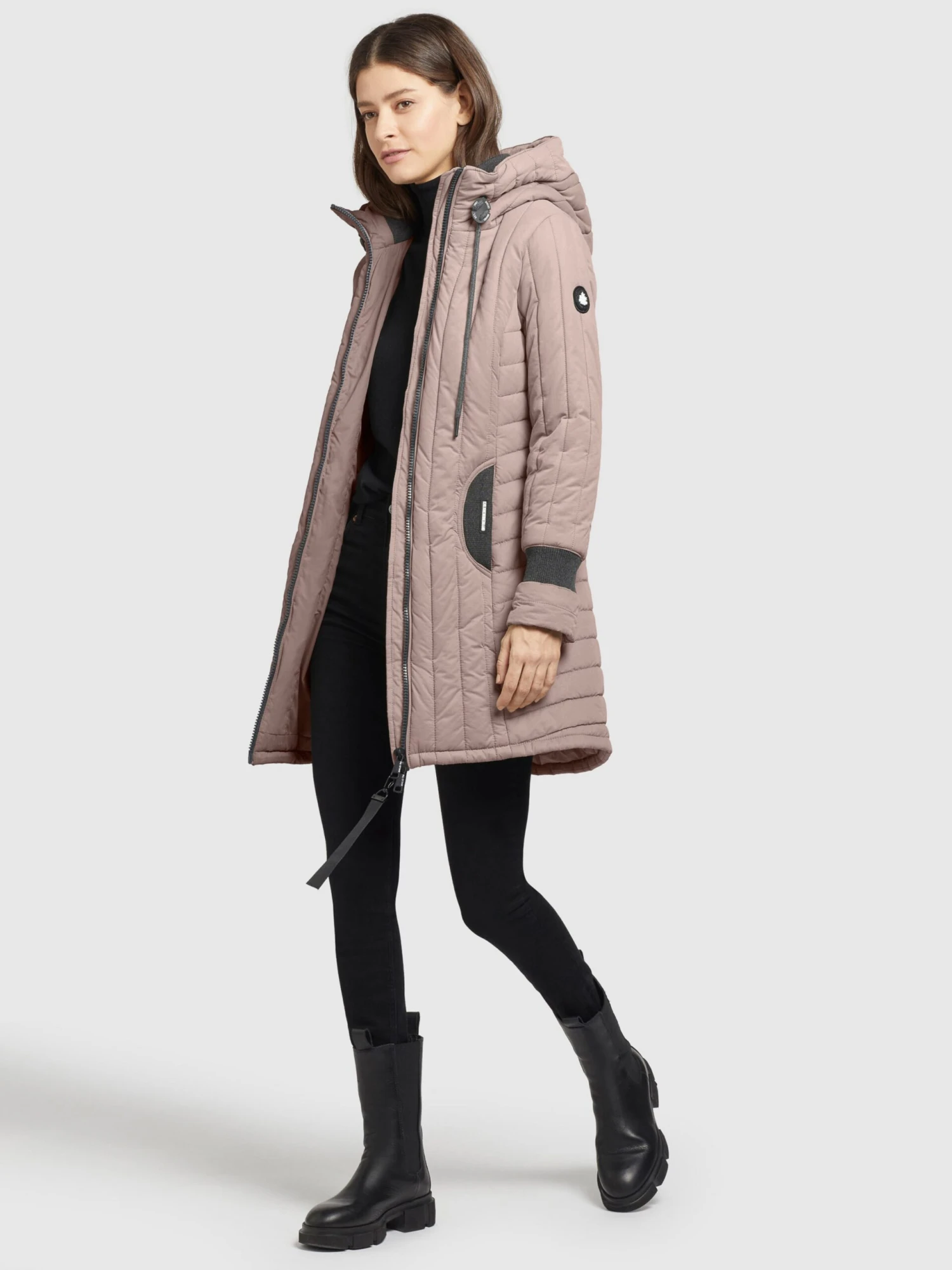 Khujo Tussenmantels Tussenmantel Jerry Dames Lichtlila 8 Khujo Tussenmantels Tussenmantel Jerry Dames Lichtlila - Afbeelding 6