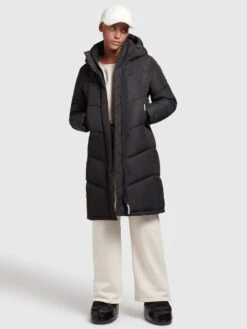 Khujo Wintermantels Wintermantel Limetta Dames Zwart -Khujo 1aaed78fde645ea5ba2004975bf8508c