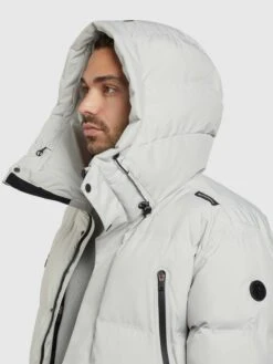 Khujo Winterjassen Winterjas Clide Heren Wit -Khujo 1d716c3d66527656ec6a56d426de48d1