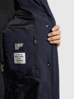 Khujo Tussenmantels Tussenmantel Namita Dames Navy -Khujo 1e03f7916553bc535d8fc4c4b012399b