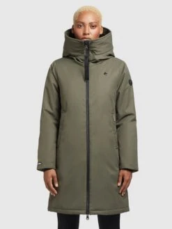 Khujo Tussenmantels Tussenmantel LISAD Dames Kaki -Khujo 1f7f1209bede84218b16b39642e6c944