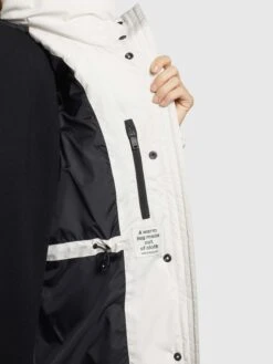 Khujo Wintermantels Wintermantel Elvita Dames Offwhite -Khujo 1fe911027b206df7db356fe800c3a91a