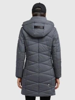 Khujo Tussenmantels Tussenmantel Fitt Light Dames Donkergrijs -Khujo 210aba56df1f2d8af95c22bcd5915e67