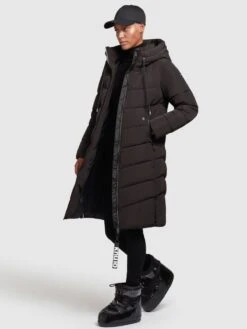 Khujo Wintermantels Wintermantel Ayleena Dames Zwart -Khujo 229bb743f0571eccd2cf19f56c9a913c