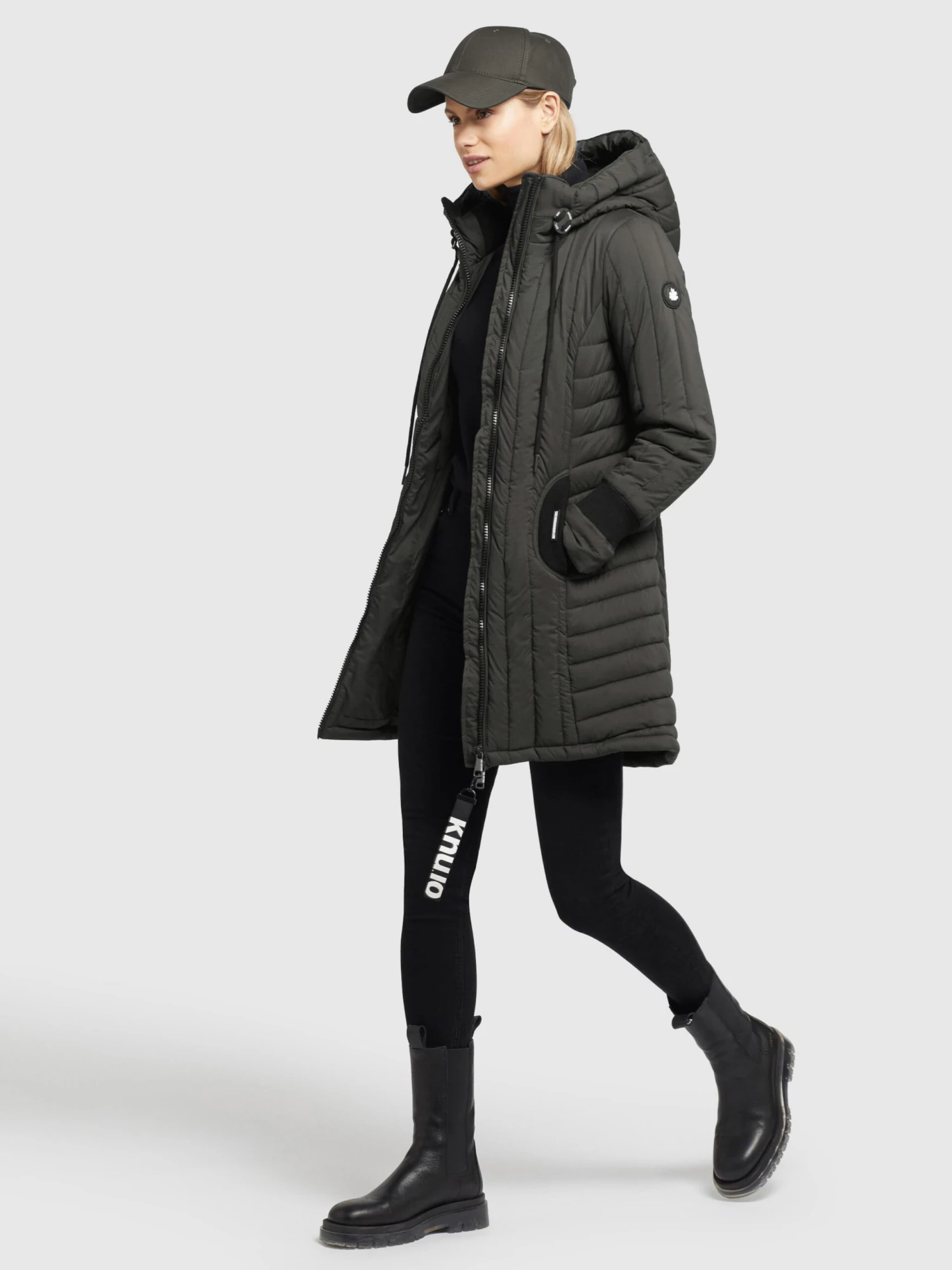 Khujo Winterjassen Winterjas Jerry Dames Olijfgroen 5 Khujo Winterjassen Winterjas Jerry Dames Olijfgroen - Afbeelding 3