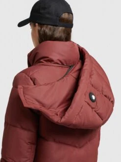 Khujo Wintermantels Wintermantel Limetta Dames Roestrood -Khujo 2d8bd50bf2b2a87f70ce26fee671d59f