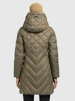 Khujo Tussenmantels Tussenmantel Aneth Dames Kaki -Khujo 2fe3511dafd1bf5fe198a029693261e7