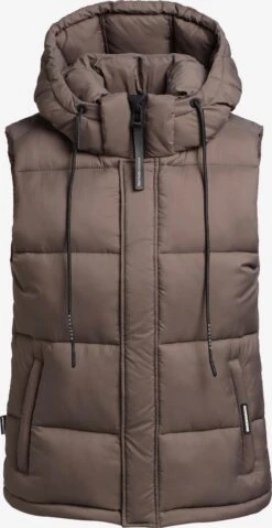 Khujo Bodywarmers Bodywarmer Eden Dames Mokka