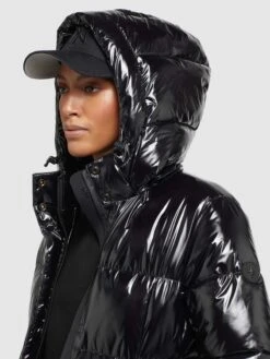 Khujo Wintermantels Wintermantel Tonka Dames Zwart -Khujo 327d9f3fc804665d980cda405c2b0fb7