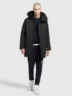 Khujo Winterjassen Winterjas Cloyd Heren Zwart -Khujo 37ecb9ac69cca9adbb2f428108062587