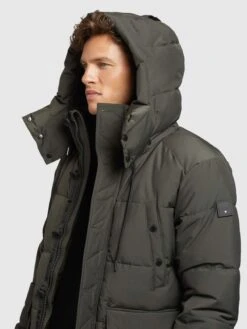 Khujo Winterjassen Winterjas Primero Heren Kaki -Khujo 399e681ea185bde725c62a0c0b6a7bda