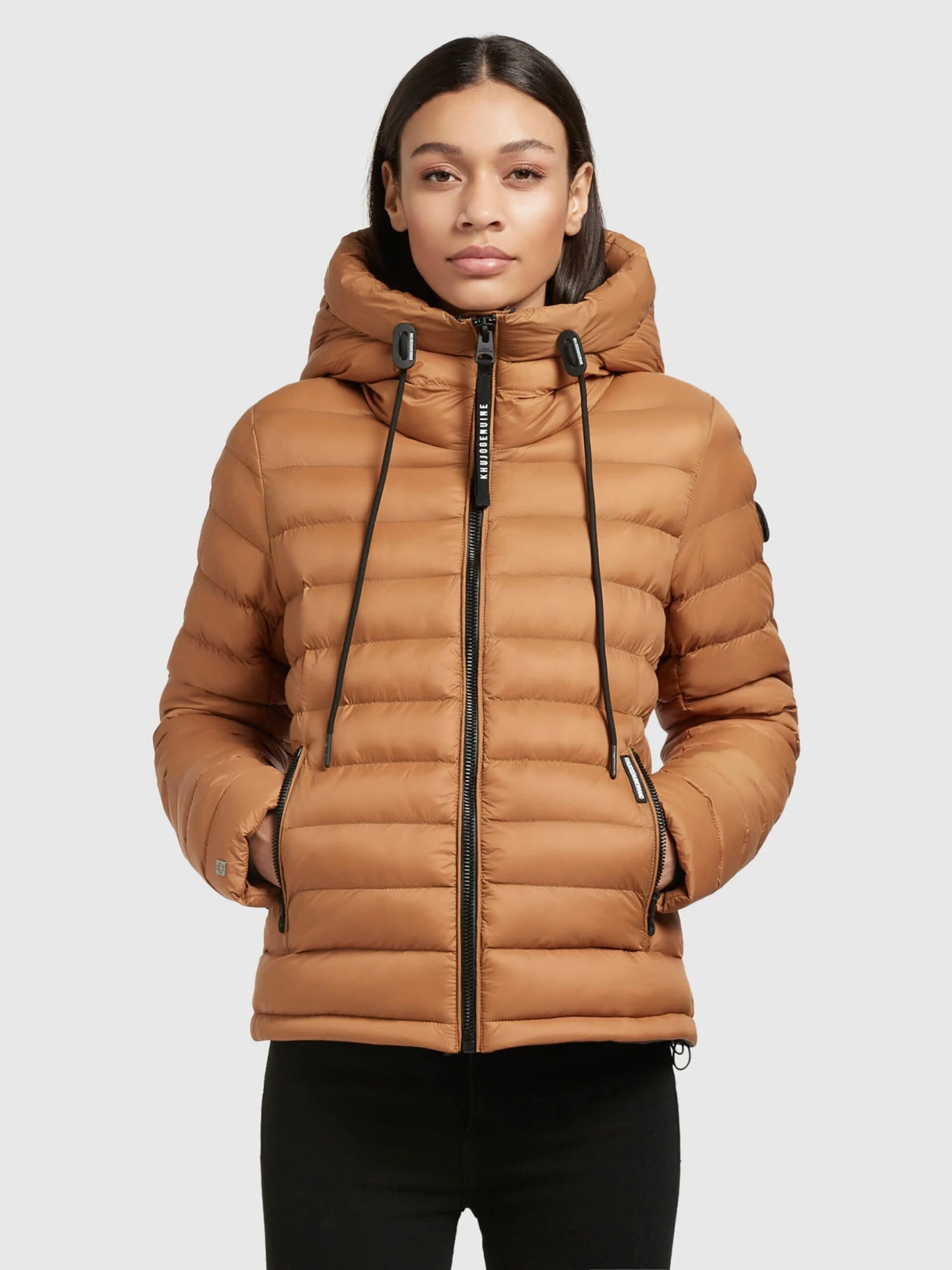 Khujo Winterjassen Winterjas Lovina Dames Oranje 4 Khujo Winterjassen Winterjas Lovina Dames Oranje - Afbeelding 2