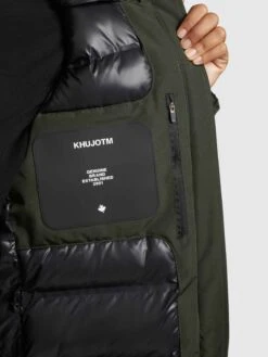 Khujo Wintermantels Wintermantel Charlyn 3 Dames Kaki -Khujo 3c77c9aba920456d4f19a2f3266467c0