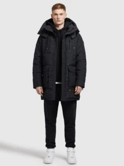Khujo Winterjassen Winterjas Vivas Heren Zwart -Khujo 3df9cfc455f9058ca7dbbfadaf22803d