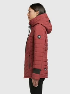Khujo Winterjassen Winterjas Patt Dames Roestrood -Khujo 3e88684099670b3b5a80c2583b5da6c6