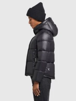 Khujo Winterjassen Winterjas Valona Dames Zwart -Khujo 4042d98331f6fd8da1662ecb0f3cce44