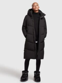 Khujo Wintermantels Wintermantel Torino2 Dames Zwart -Khujo 436ff5fa99035f54f38325ea56f81e23