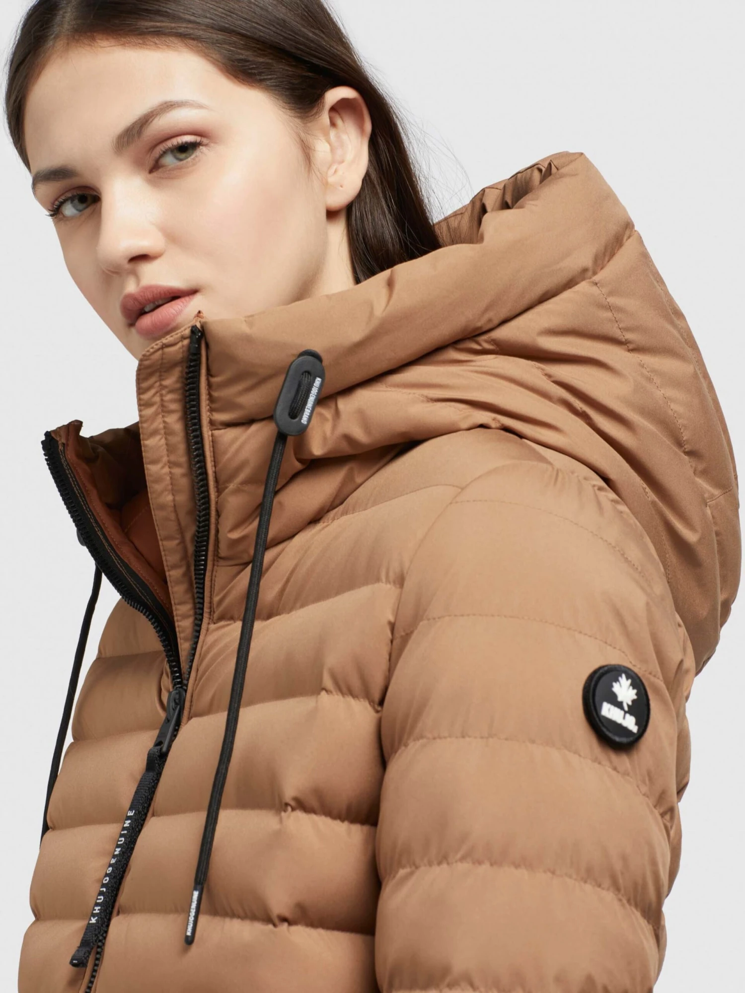 Khujo Winterjassen Winterjas LOVINA3 MATT Dames Beige 4 Khujo Winterjassen Winterjas LOVINA3 MATT Dames Beige - Afbeelding 2