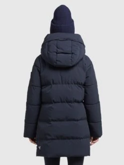 Khujo Korte Mantels Wintermantel Wente Dames Donkerblauw -Khujo 4c9a673a85ecd7f4c0c0d42ece14b9a6