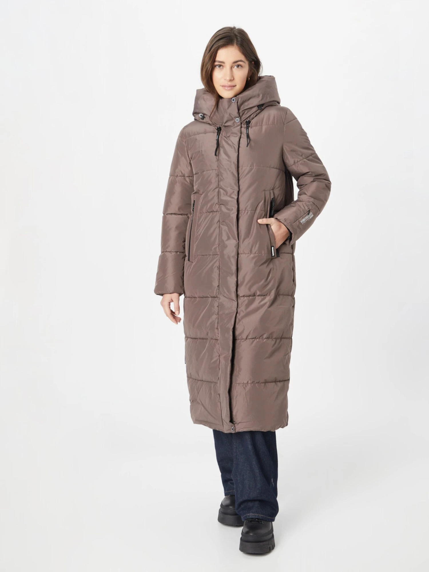 Khujo Tussenmantels Tussenmantel Soulani Dames Taupe 4 Khujo Tussenmantels Tussenmantel Soulani Dames Taupe - Afbeelding 2