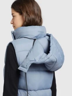 Khujo Bodywarmers Bodywarmer Eden Dames Lichtblauw -Khujo 4d4f133dc85354adb67f09cde604279b