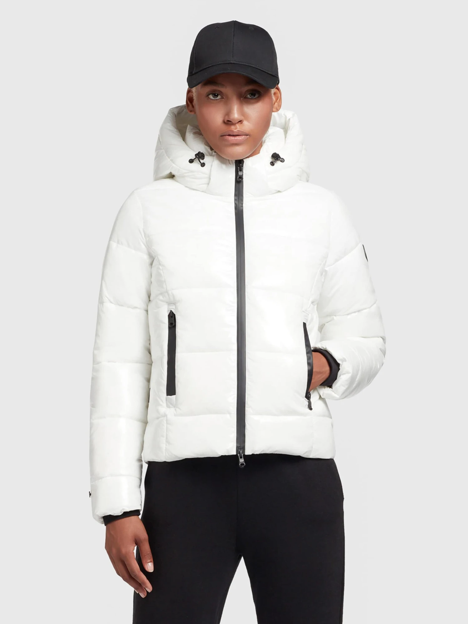 Khujo Winterjassen Winterjas Fala Dames Wit 4 Khujo Winterjassen Winterjas Fala Dames Wit - Afbeelding 2