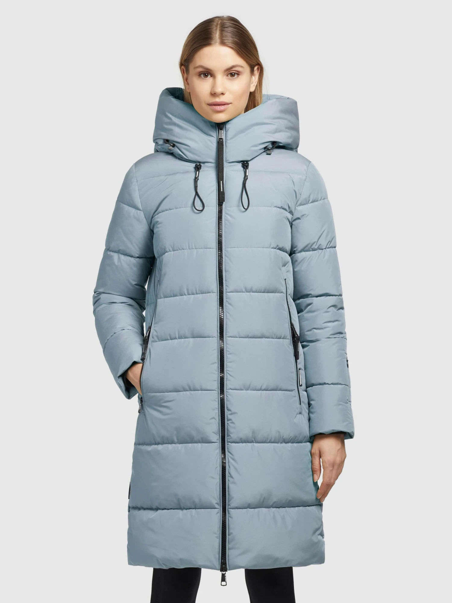 Khujo Wintermantels Wintermantel Jilias Dames Opaal 4 Khujo Wintermantels Wintermantel Jilias Dames Opaal - Afbeelding 2