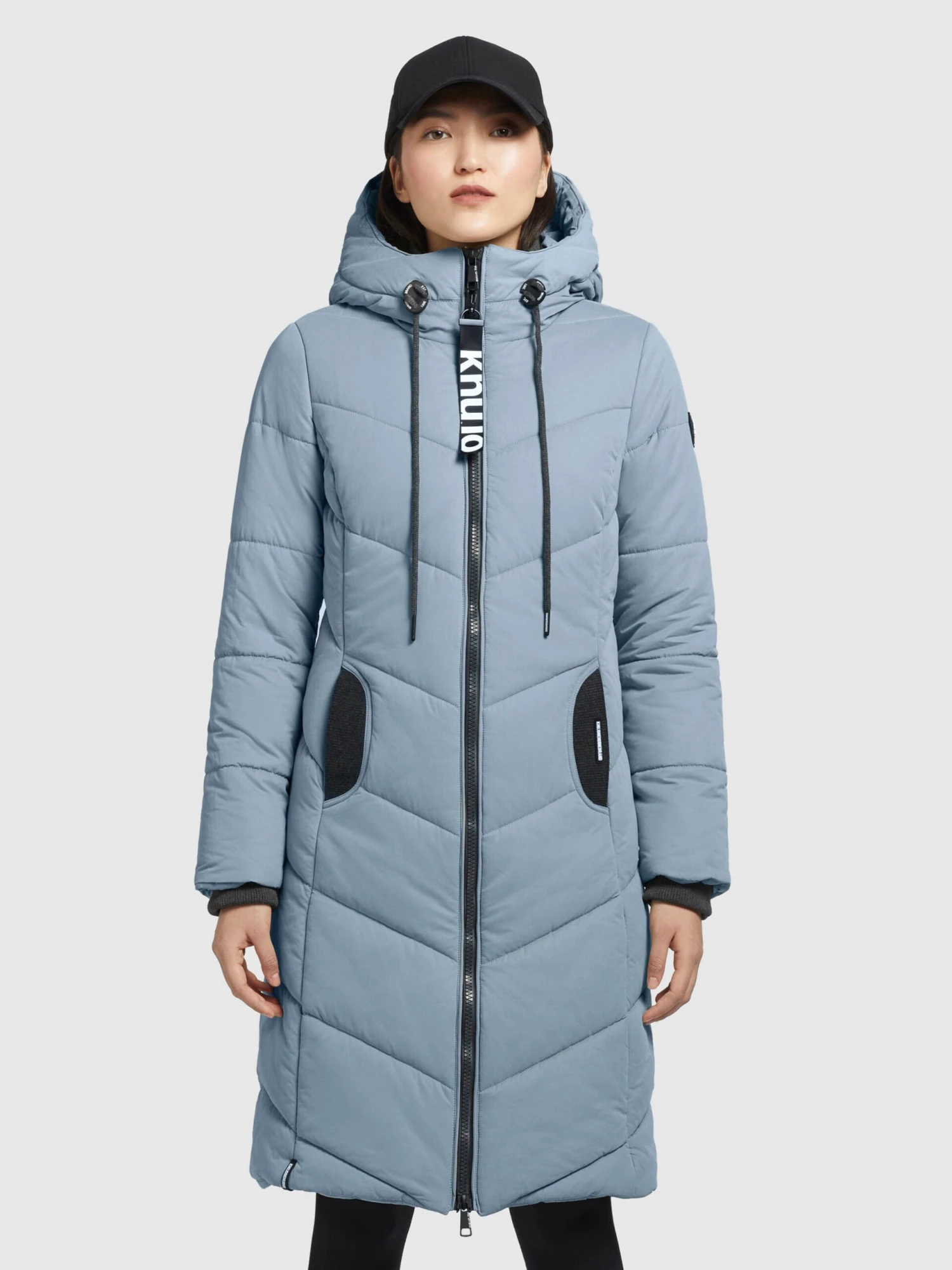 Khujo Wintermantels Wintermantel Aribay 3 Dames Duifblauw 4 Khujo Wintermantels Wintermantel Aribay 3 Dames Duifblauw - Afbeelding 2