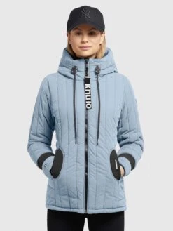 Khujo Tussenjassen Tussenjas Tweety Dames Smoky Blue -Khujo 53a2c2fb6bdaae49b52986aff8d84fa1