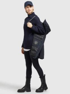 Khujo Winterjassen Winterjas Kanda 2 Dames Navy -Khujo 55a475e1e96ee4238b47e525c5d73734