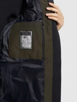 Khujo Korte Mantels Wintermantel Mats Dames Donkergroen -Khujo 5623ff9d1e590a3ec7deb37462e18b12