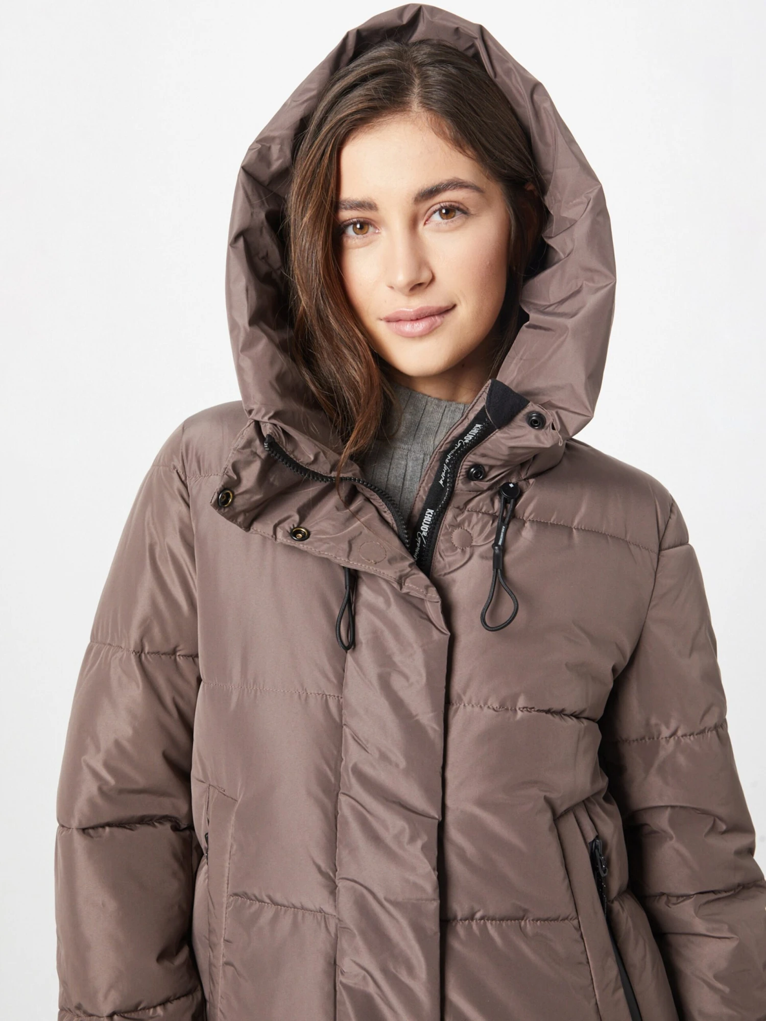 Khujo Tussenmantels Tussenmantel Soulani Dames Taupe 7 Khujo Tussenmantels Tussenmantel Soulani Dames Taupe - Afbeelding 5