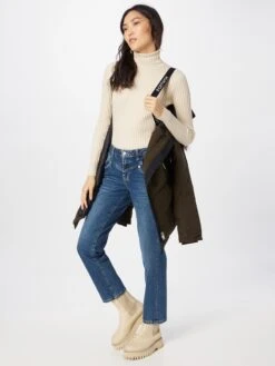 Khujo Wintermantels Wintermantel Cloren Dames Olijfgroen -Khujo 5b52a8a5f79827bf07b1f8777f970cea