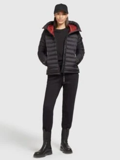 Khujo Winterjassen Winterjas Lovina Dames Zwart -Khujo 5fd2a2e0f8a427a04ea51daaff49cebc