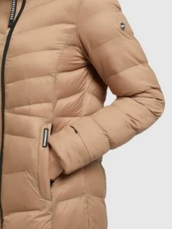 Khujo Wintermantels Wintermantel Ingram 2 Dames Donkerbeige -Khujo 62fe3de468d47044705a3ce44d04e896