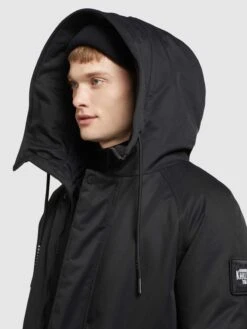 Khujo Wintermantels Winterjas Tuck Heren Zwart -Khujo 66b3e29974c003763fcb61059c4d6bc4