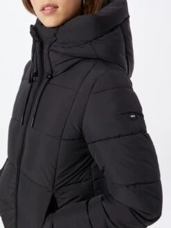 Khujo Wintermantels Wintermantel Deria Dames Zwart -Khujo 683e1e9c52df89640838841db5b8e323